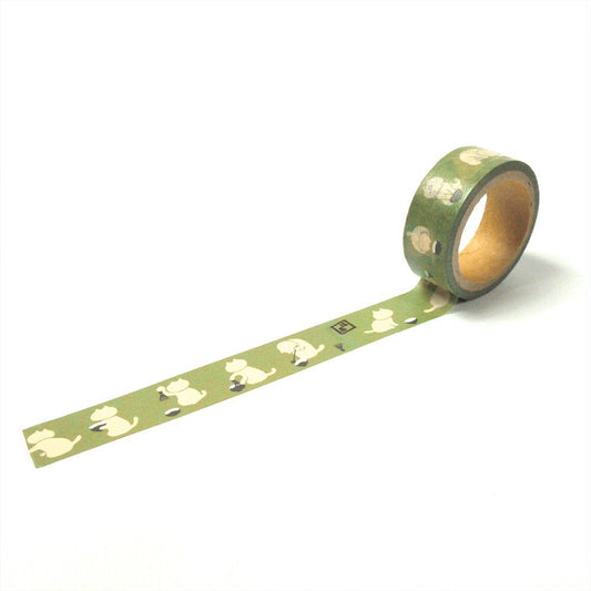 Matcha Cat Washi Tape
