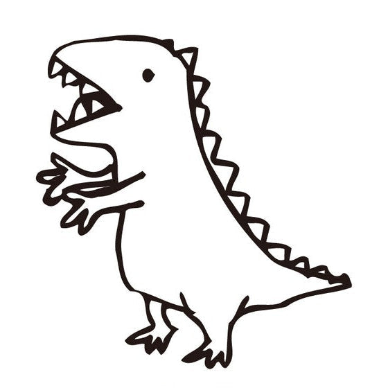Dinosaur Mini Stamp - Piccolo Series, Made in Japan