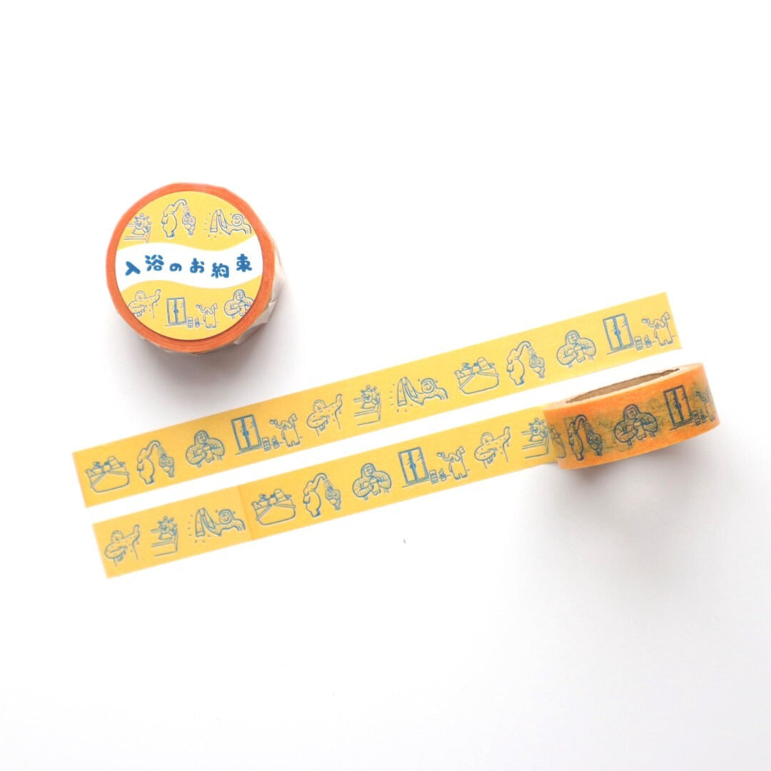 Washi Tape – Bathing (Gokuraku Sento Meguri Series)