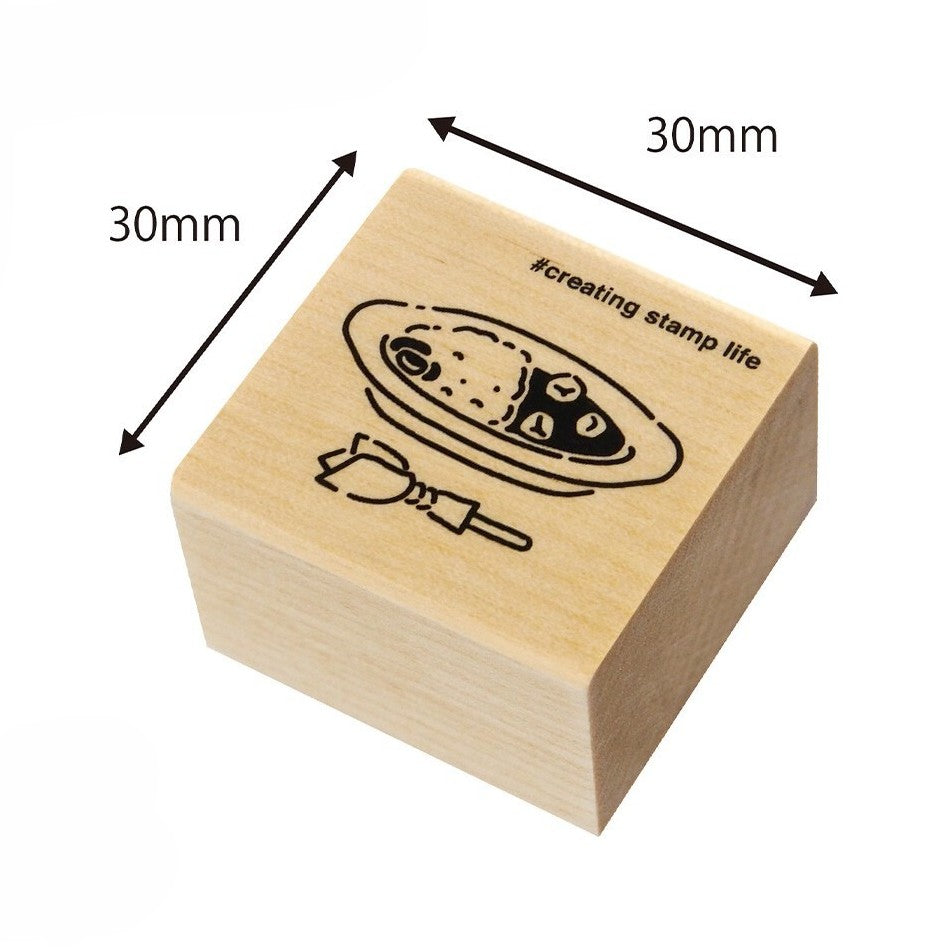 Kodomo no Kao Curry Rice Rubber Stamp