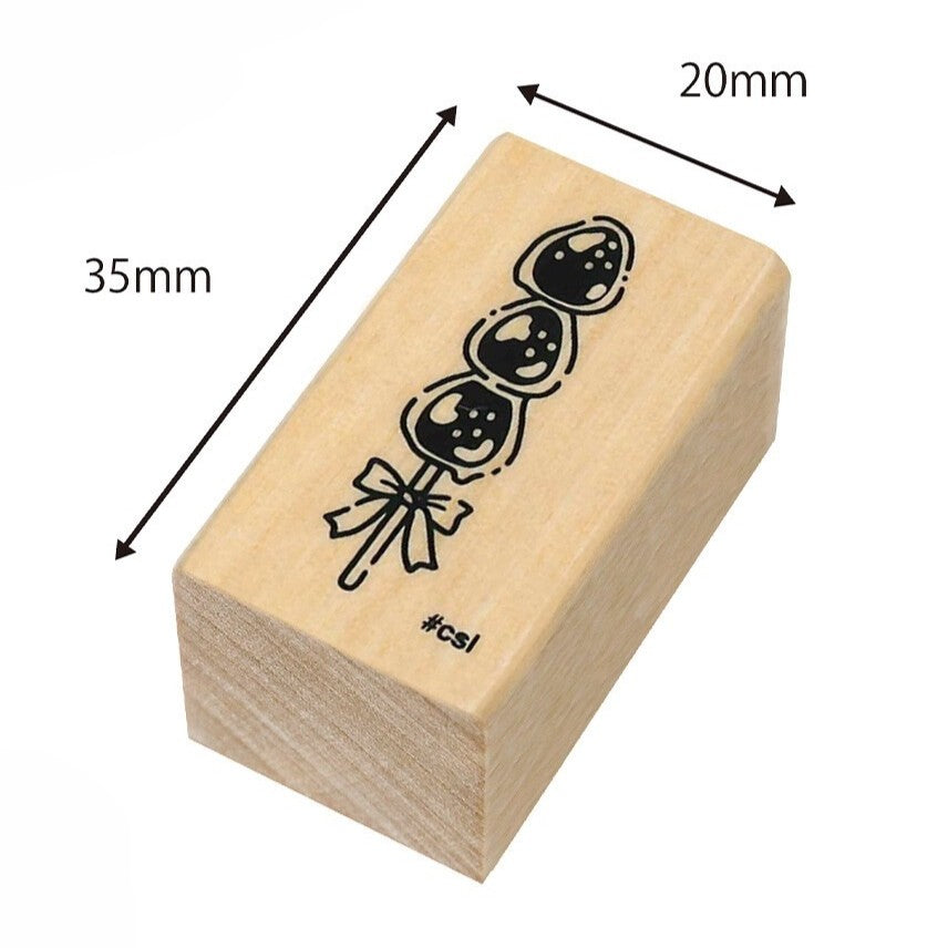 Kodomo no Kao Candied Strawberry Rubber Stamp