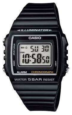 Casio W-215H Analog Watch – Black