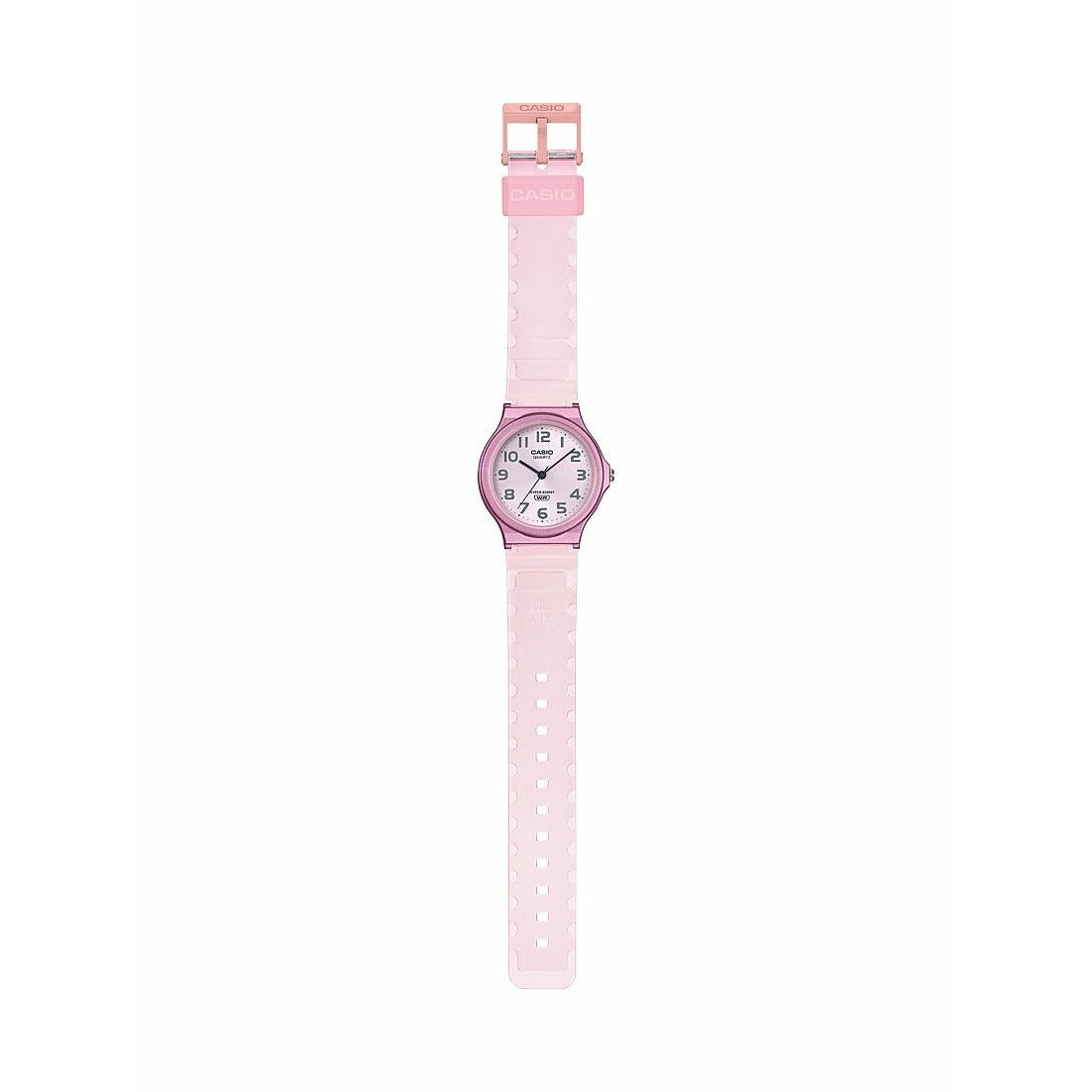 Casio MQ-24S Analog Watch – Transparent Pink