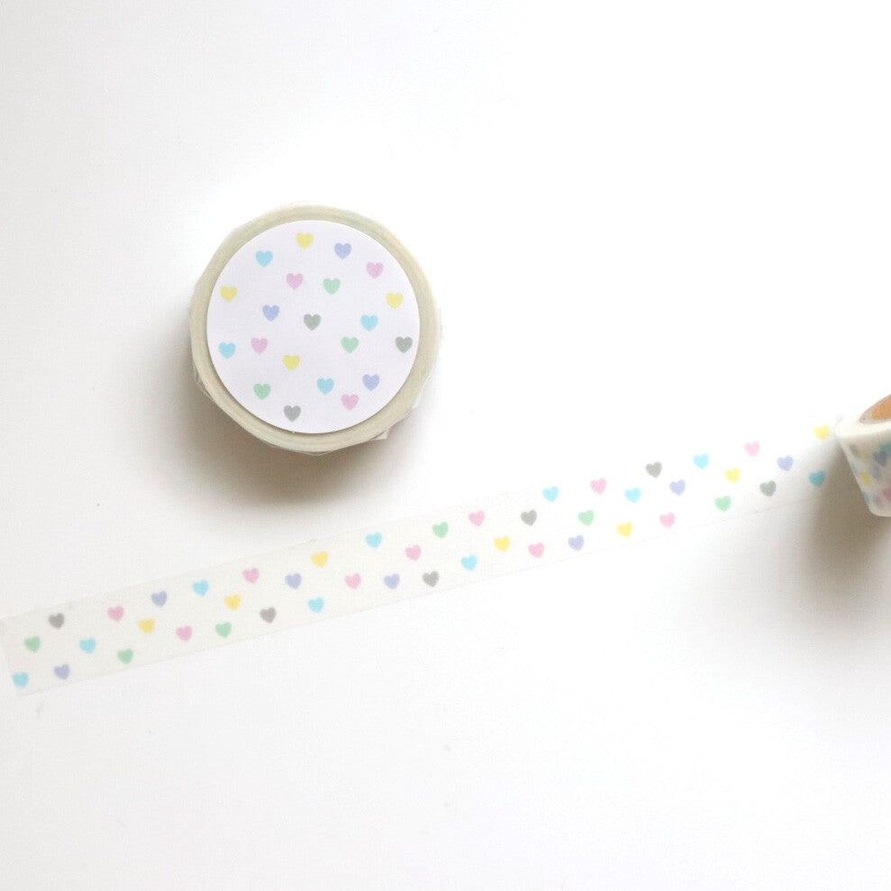 Washi Tape – Colorful Hearts