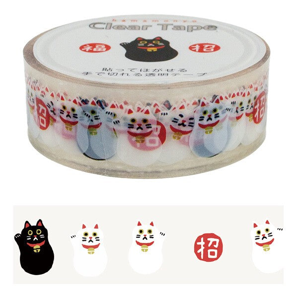 Maneki-Neko Clear Tape