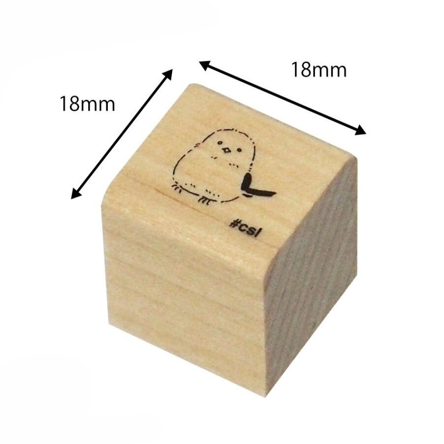 Shima-enaga Snow Fairy Mini Rubber Stamp