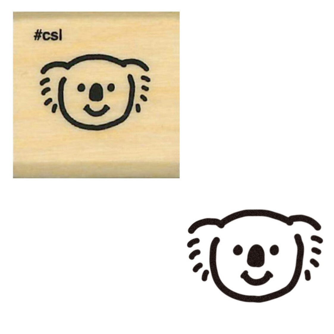 Kodomo no Kao Koala Mini Rubber Stamp