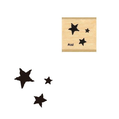 Kodomo no Kao Stars Mini Rubber Stamp