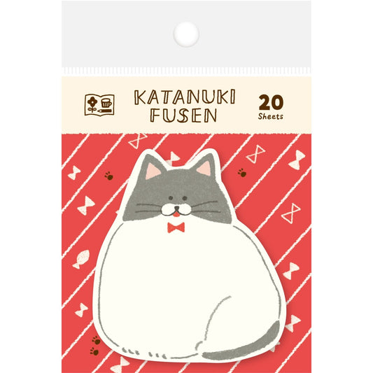 Chubby Cat Die-Cut Sticky Note Pad