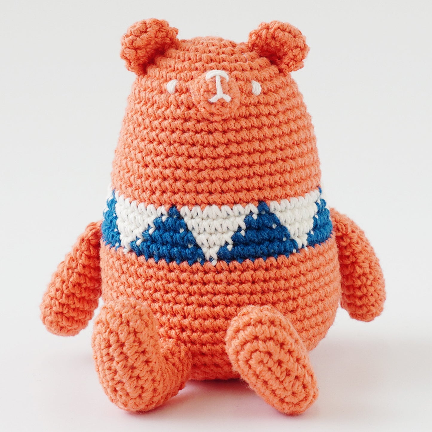 Sitting Bear Amigurumi Crochet Kit – Pair