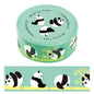 Denguri Panda Washi Tape — Green