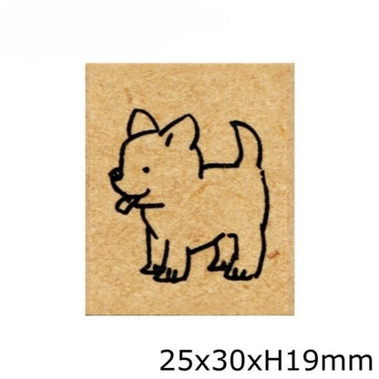 Dog Rubber Stamp