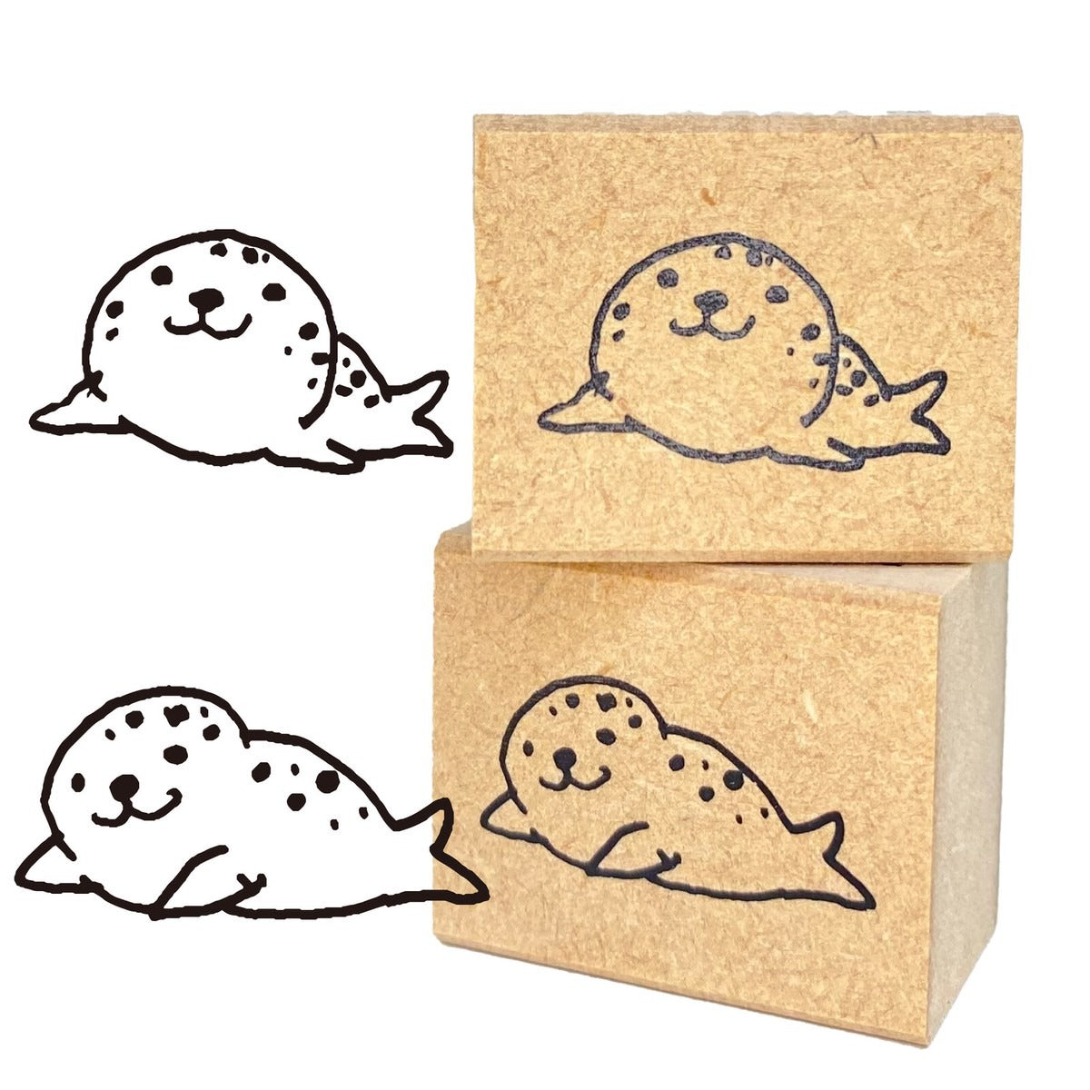 Spotted Seal Rubber Stamp