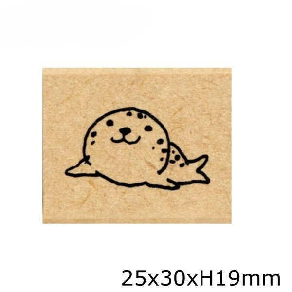 Spotted Seal Rubber Stamp