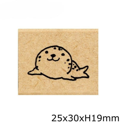 Spotted Seal Rubber Stamp
