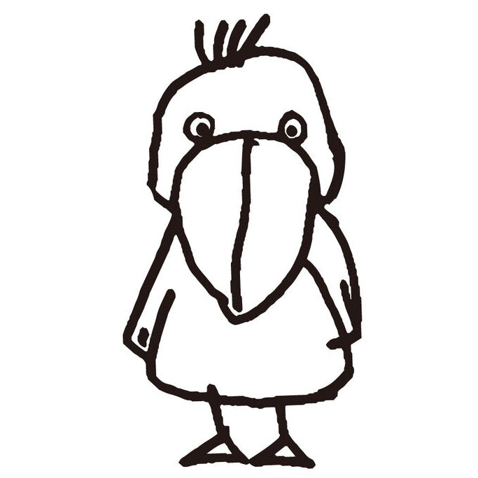 Shoebill Mini Stamp - Piccolo Series, Made in Japan