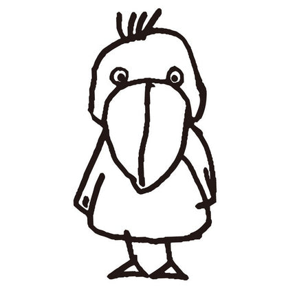 Shoebill Mini Stamp - Piccolo Series, Made in Japan