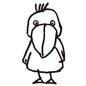 Shoebill Mini Stamp - Piccolo Series, Made in Japan
