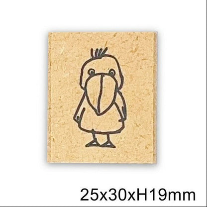 Shoebill Mini Stamp - Piccolo Series, Made in Japan