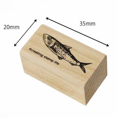 Sardine Rubber Stamp