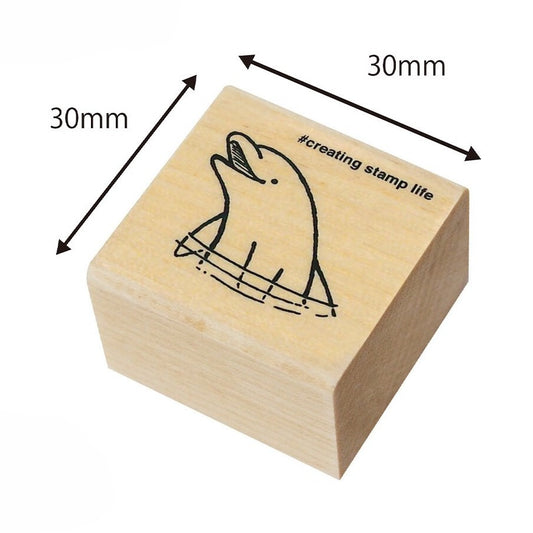Kodomo no Kao Dolphin Rubber Stamp