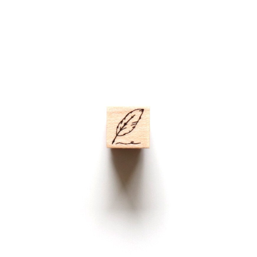 Quill Mini Rubber Stamp