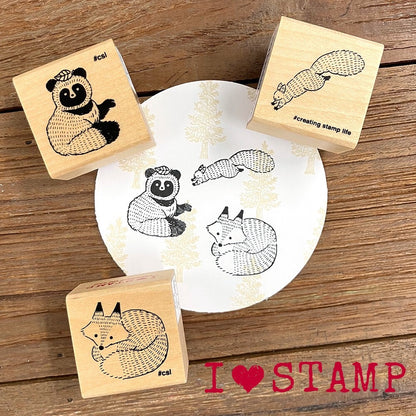 Animal Rubber Stamps - Ezo Critters Collection