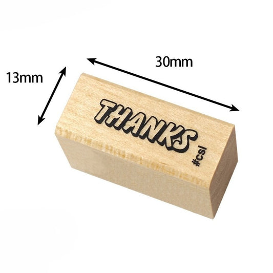 Kodomo no Kao "Thanks" Rubber Stamp