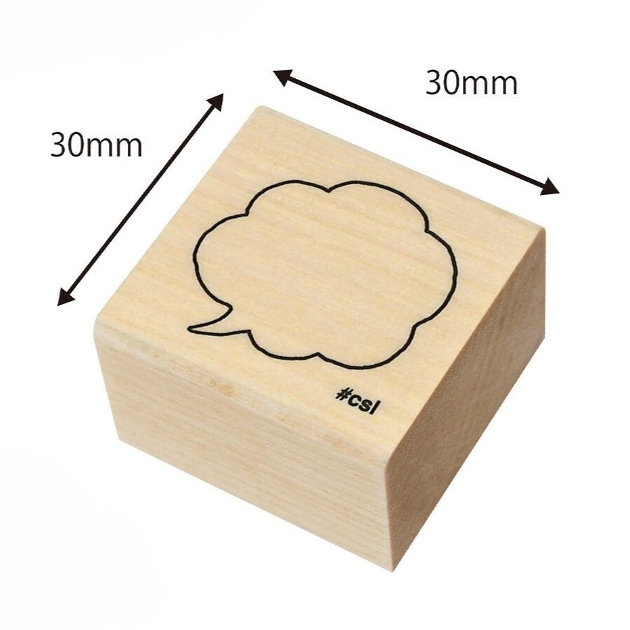 Kodomo no Kao Speech Bubble Rubber Stamp