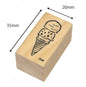 Kodomo no Kao Ice Cream Cone Rubber Stamp