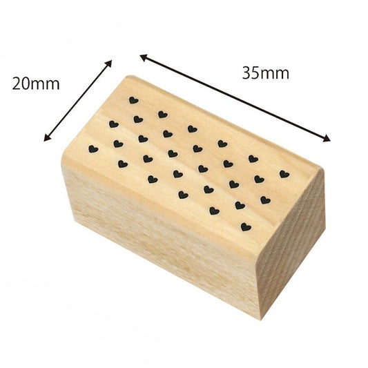 Kodomo no Kao Heart Pattern Rubber Stamp