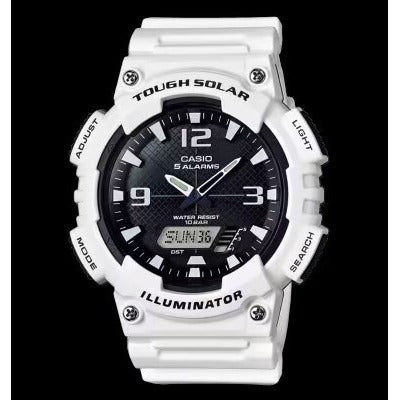 Casio AQ-S810WC Analog-Digital Watch – White & Black