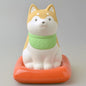 Ceramic Shiba Dog Figurine Humidifier — Passive Evaporation, No Electricity