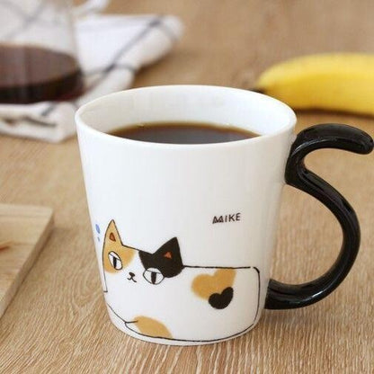 Neko Brothers Ceramic Mug – Cat Character Collection