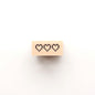 Pixel Hearts Rubber Stamp