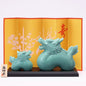 Parent & Child Dragon Figurine Set | Japanese Zodiac Décor