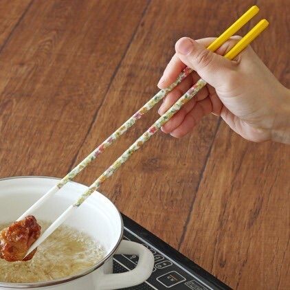 Cooking Chopsticks - Heat-Resistant Resin, Octagonal Grip, Set of 2