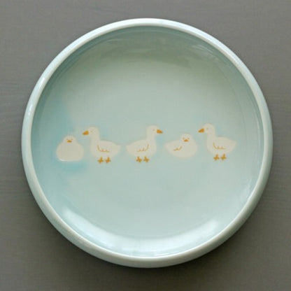 Animal Plate – Japanese Porcelain, Sheep & Duck Designs