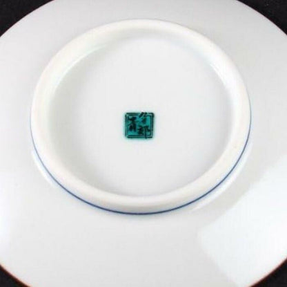 Kutani Ware Small Plate – Bird Motif, Ishikawa, Japan