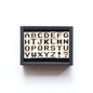 Pixel Letters Rubber Stamp Set