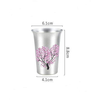 Color-Changing Sakura Sake Cup – Copper