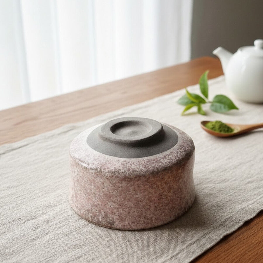 Handmade Mino Ware Matcha Bowl– Sakurayuki Rose