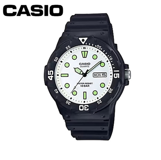Casio MRW-200HJ Analog Watch – Black & White