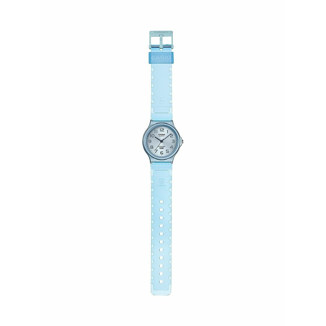 Casio MQ-24S Analog Watch – Transparent Blue