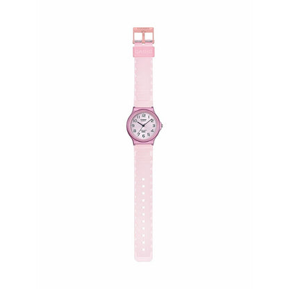 Casio MQ-24S Analog Watch – Transparent Pink
