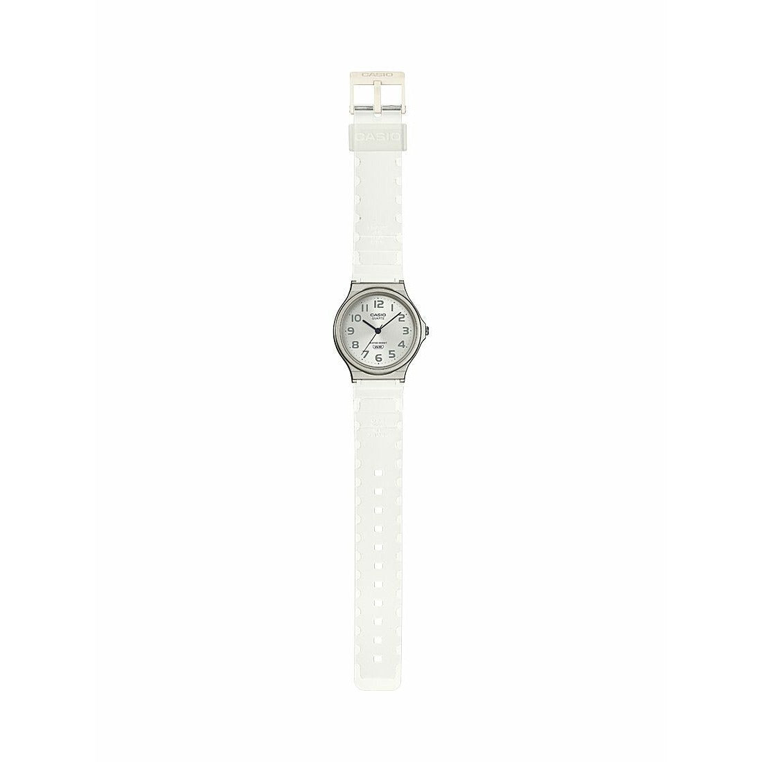 Casio MQ-24S Analog Watch – Transparent White