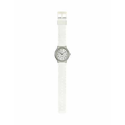 Casio MQ-24S Analog Watch – Transparent White