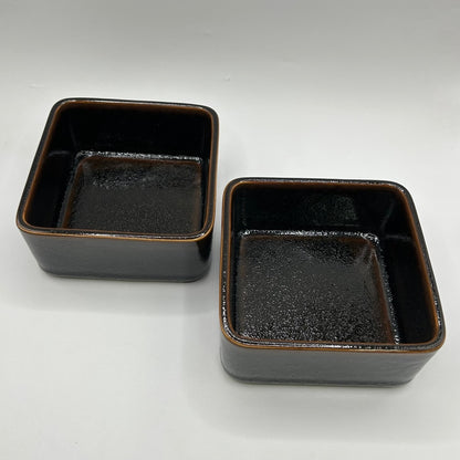 Japanese Porcelain Stacking Storage Set - 2 Containers & Lid