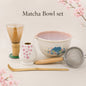 Handmade Mino Ware Matcha Bowl Set – Mt. Fuji