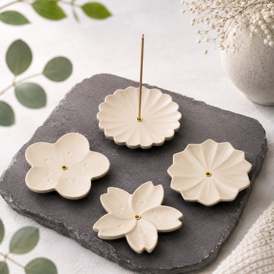 Flower Ceramic Incense Holder